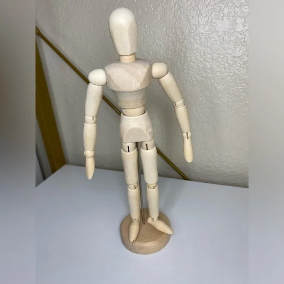 New in Box! 8 inch wooden mannequin for artwork - Picture 4 of 4